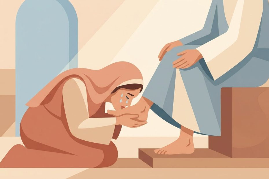 Acte de Contrition - Illustration prière catholique